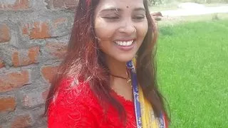 Deshi Pooja Bhabhi Come in Oldest House Chhat Fast Floor Fucking Video