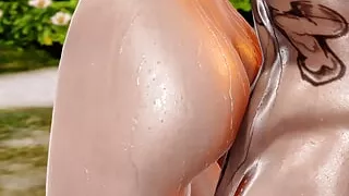 Hatano Miwa A good fuck for a big round perfect ass destroying tight dirty pussy on the beach hot busty destroyed cum bath