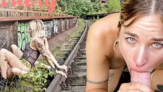 Alternative Amateurs Fuck & Squirt On Abandoned Railway - Lustery