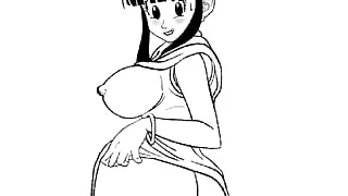 Kamesutra Dbz Erogame 145 Provoking His Neighbor with His Huge Butt