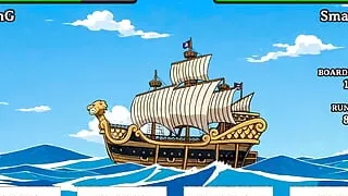 Lusty Buccaneers Parody Hentai Game Ep.3 FIRST paid BLOWJOB for Nami !