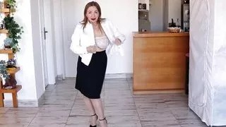 Sexy hot granny in stockings compilation