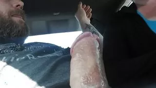 Car Blowjob From Hot Milf Teacher