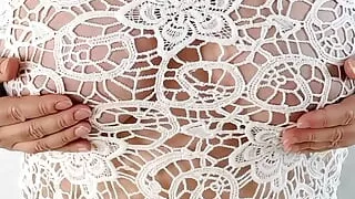 Masked Mature MILF with Huge Natural Boobs