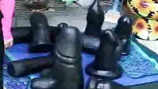 My Sexy Piercings - fun granny with pierced nipples and