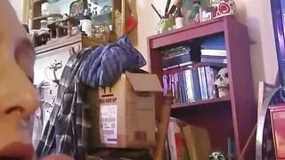 Close up blowjob then cowgirl with the one and only bootymeatsmama