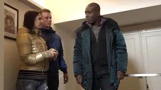 Cuck Eats BBC Creampie After Helping His Wife Lena Dark Take It in Ass