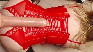 Deep dildo insertion by anal slave Ylvis88