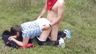 Big ass from the Peruvian jungle is tricked and fucked by a stranger