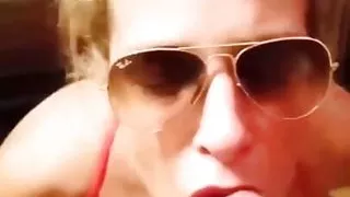 MILF Blowjob Close up and Facial Cumshot