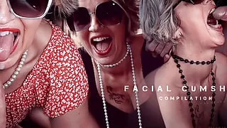 Stunning Mature Slut Draining Balls - Facial Cumshot - Hot Blowjob  - Compilation.