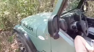 Teen wife fucks in public, sex in the jungle, wife gets fucked outdoors, hot teen wife gets fucked in the forest