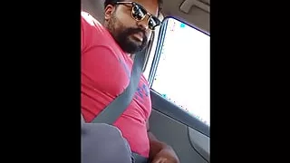 Daddy Drives You While Massaging His Cock