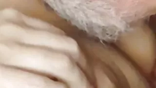 Licking juicy cocha and ends up in her tail