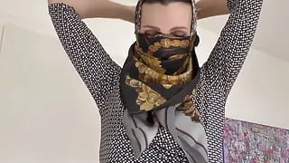 Lady Victoria Valente - Styling of Fabric Mask and Headscarf, JOI
