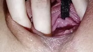 SklavinS plays with her hole for her master! The hole must become!