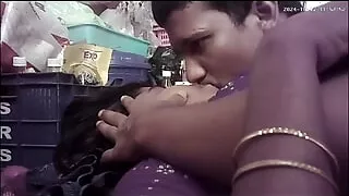 Indian village house wife hot lips kissing ass