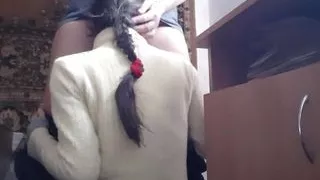 Our gentle sensitive sex with elements of hardness - Lesbian-illusion