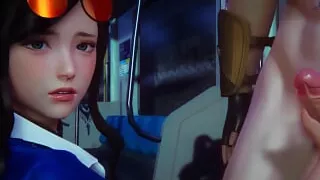 Cute Asian Girl Hot Sex Video. New Porn Video 3d . Realistic Porn Game.