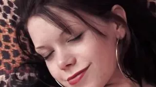 Stripper, 23 years old, relaxing at home after a strenuous shift