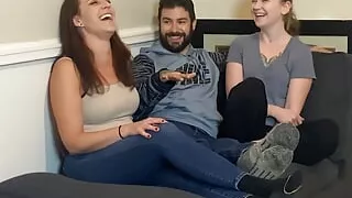 A Strip 5 Fingers Down grants this lucky guy a double blowjob