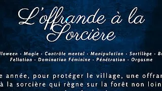 French Audio Porn   The witch uses you for your pleasure