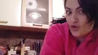 Big Boob Exhibition in the Kitchen