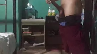 incredible, my stepson plays with his cock