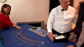Group fun at the blackjack table