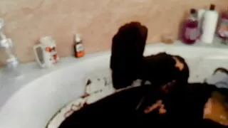 Enjoying Instant Mud Bathing Experience at Home