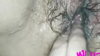 My neighbor spreads my legs and starts putting a finger in and then puts 4 fingers in my hot, wet pussy