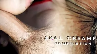 First Time Anal - Creampie Orgasm - Beauty Mature Milf - Compilation.
