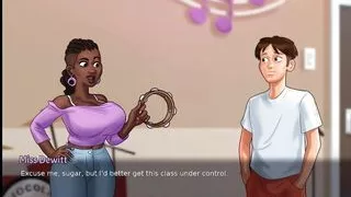 Summertime saga scenes with stepmom and teacher