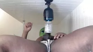 Alien Getting Milked To Moaning Cumshot By Automasturbator Sex Toy