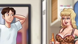 summertime saga - fucking my girlfriend's mom part 2