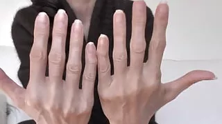 Lady Victoria Valente - Beautiful Hands, Short Fingernails, Close-ups and JOI