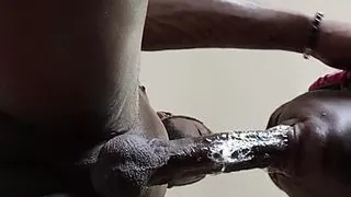 Stepsister gives me the sloppiest bj ever