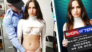 SHOPLYFTER - Cute Mormon Thief Daisy Pheonix CAUGHT and Fucked Hard by Security
