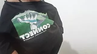 Today Exclusive-Hot Girl Showing Her Boobs...