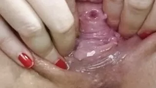 SklavinS dutifully trains her pisshole for her master!!