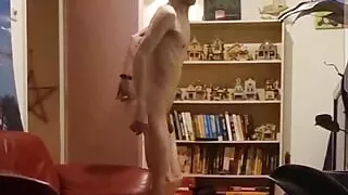 HeDDuDe shows his.new cribb in the  Nude