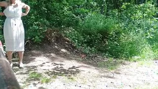 Street bitch picked up and fucked in public