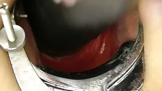 Xo Speculum and Long Dildo Fun Play by Hotkinkyjo