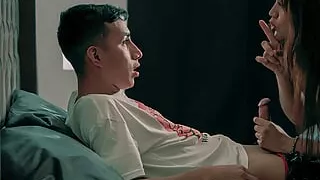 Milf nymphomaniac stepmom fucks me every night rom my stepdad's cuckold