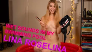 Wet Sounds In My Swimming Pool - Cute Amateur Teen Solo
