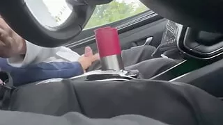 Lift end on him sucking my huge dick