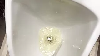 Public toilet at station made me cum in stranger