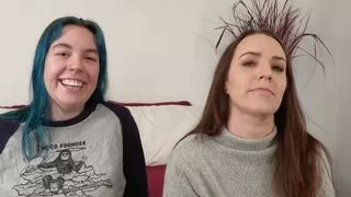 Casting Desperate Amateurs Alisha Olivia and Milo getting their tight pussies pounded hard