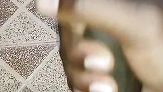 Indian desi uncut cock masturbating