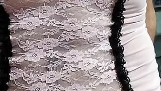 Sexy Crossdresser loving life playing around